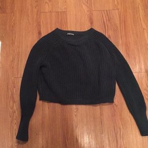 American Apparel knit crop sweater